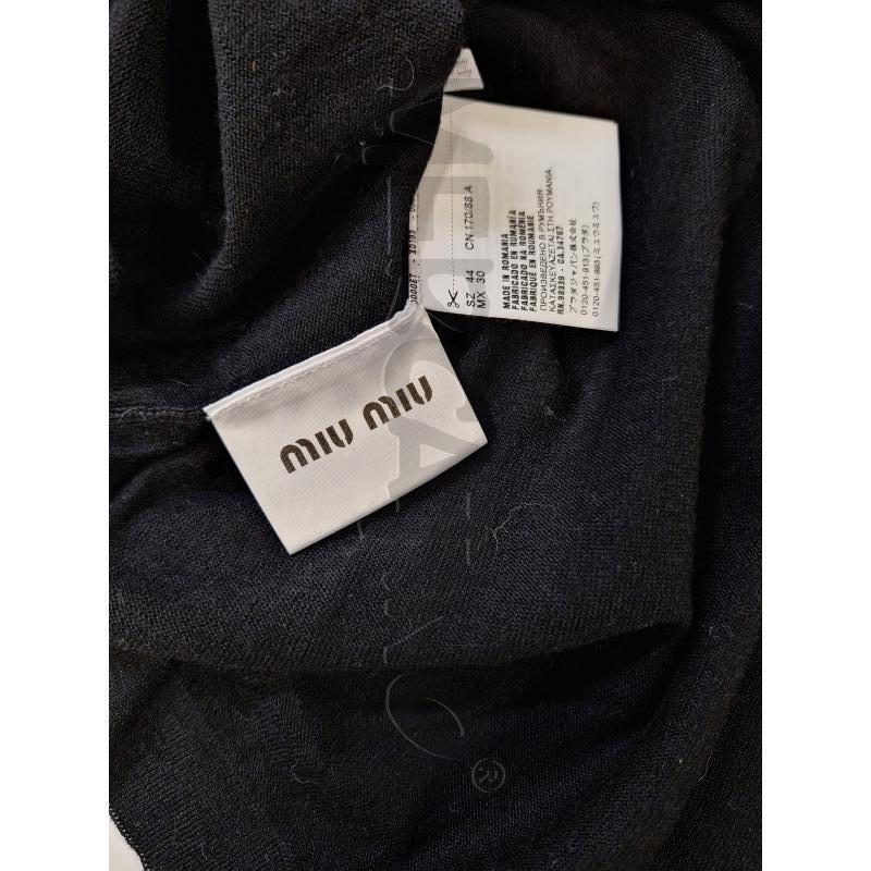 CARDIGAN DONNA MIU MIU  NERO  | Mercatino dell'Usato Bastia umbra 3