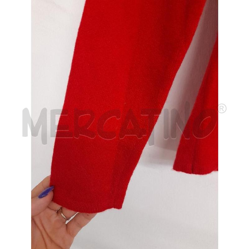 CARDIGAN DONNA PITTI CASHMERE ROSSO  | Mercatino dell'Usato Bastia umbra 2