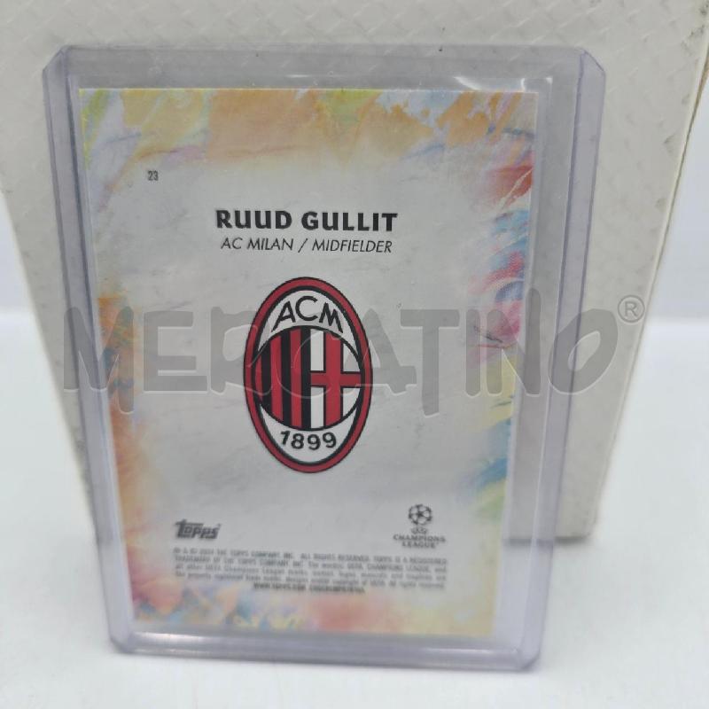 CARTA TOPPS GULLIT INCEPTION | Mercatino dell'Usato Bastia umbra 2