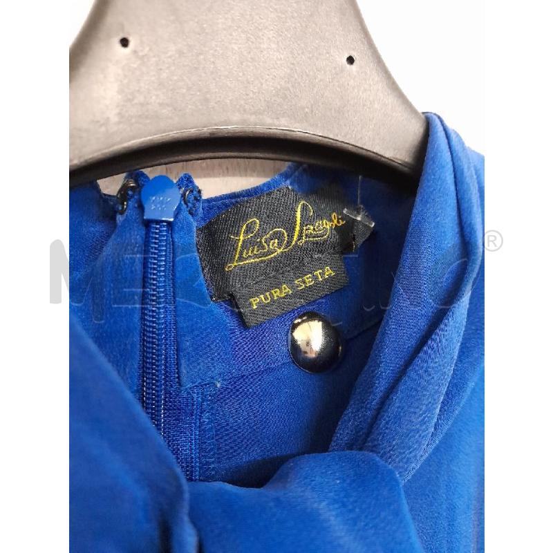 CASACCA DONNA LUISA SPAGNOLI BLU PURA SETA  | Mercatino dell'Usato Bastia umbra 2