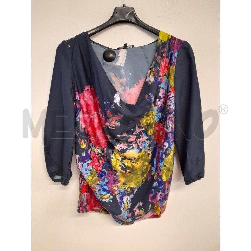 CASACCA DONNA PATRIZIA PEPE STAMPA FANTA GIALLO E BLU | Mercatino dell'Usato Bastia umbra 1