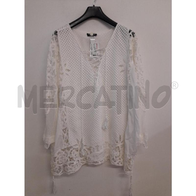 CASACCA DONNA TWINSET BIANCA DETTAGLIO TRAFORATO  | Mercatino dell'Usato Bastia umbra 1