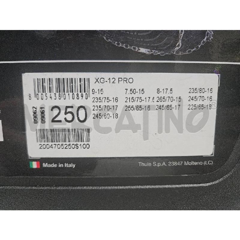 CATENE AUTO THULE XG-12PRO 250 | Mercatino dell'Usato Bastia umbra 2