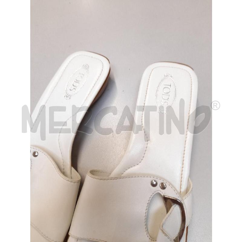 CIABATTE DONNA TOD'S BIANCHE  | Mercatino dell'Usato Bastia umbra 2
