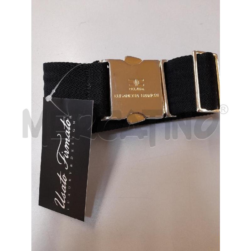 CINTURA DONNA ELISABETTA FRANCHI NERA FIBBIA ORO  | Mercatino dell'Usato Bastia umbra 1