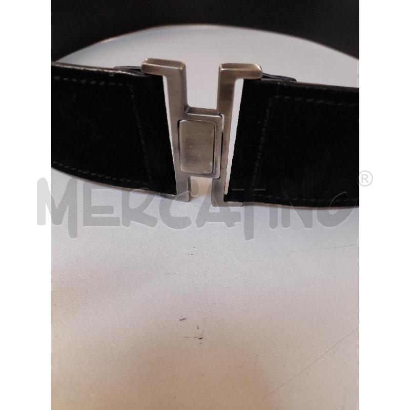 CINTURA DONNA YSL NERA SCAMOSCIATA  | Mercatino dell'Usato Bastia umbra 2