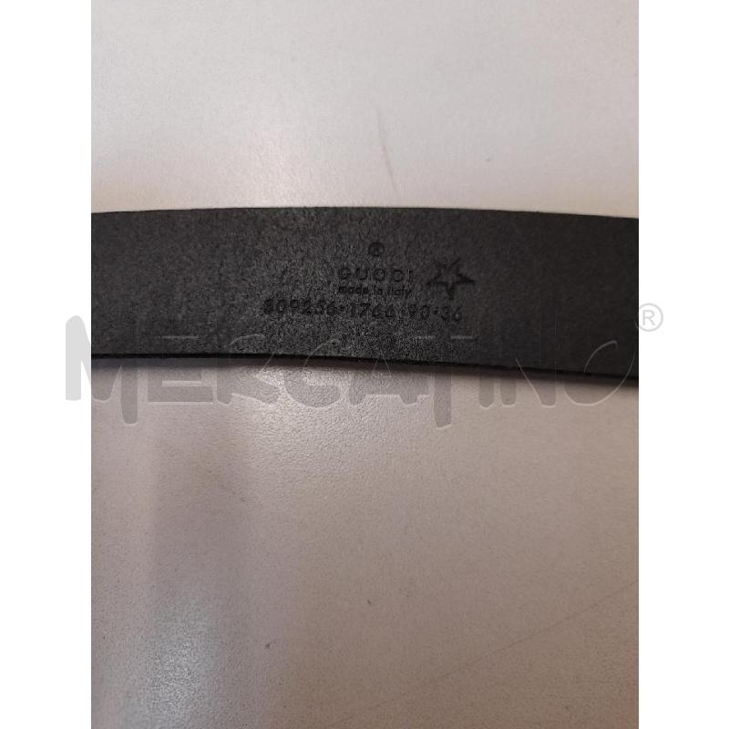CINTURA GUCCI PELLE NERO FIBBIA ESAGONALE | Mercatino dell'Usato Bastia umbra 2