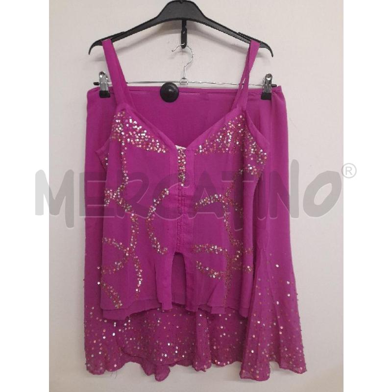 COMPLETO DONNA CARACTERE FUCSIA CON PAILLETTES  | Mercatino dell'Usato Bastia umbra 1
