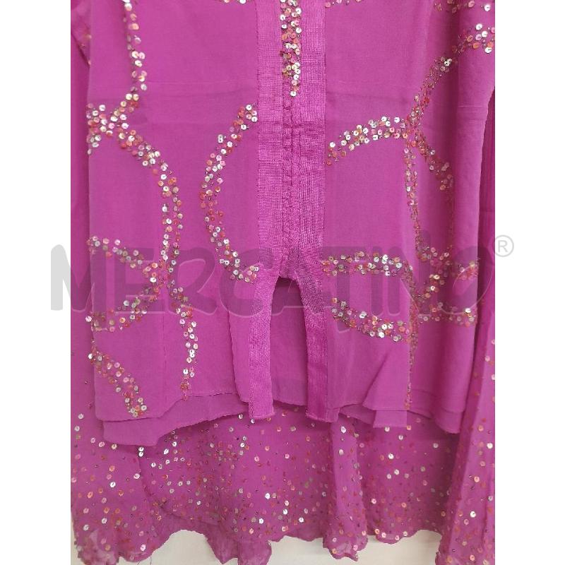 COMPLETO DONNA CARACTERE FUCSIA CON PAILLETTES  | Mercatino dell'Usato Bastia umbra 2