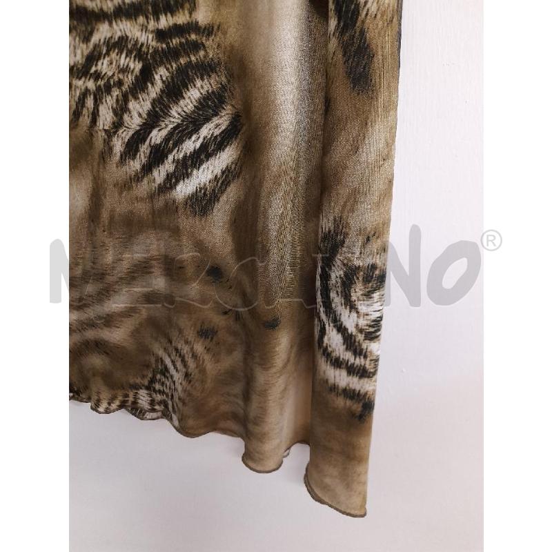 COMPLETO DONNA CLASS ROBARTO CAVALLI STAMPA ANIMALIER VERDE OLIVA  | Mercatino dell'Usato Bastia umbra 2