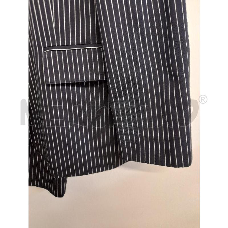 COMPLETO DONNA LUISA SPAGNOLI BLU GESSATO  | Mercatino dell'Usato Bastia umbra 3