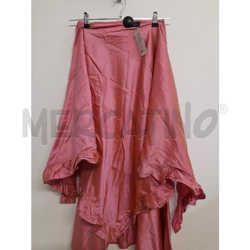 COMPLETO DONNA LUISA SPAGNOLI ROSA SETA GONNA+SCIALLE | Mercatino dell'Usato Bastia umbra 1