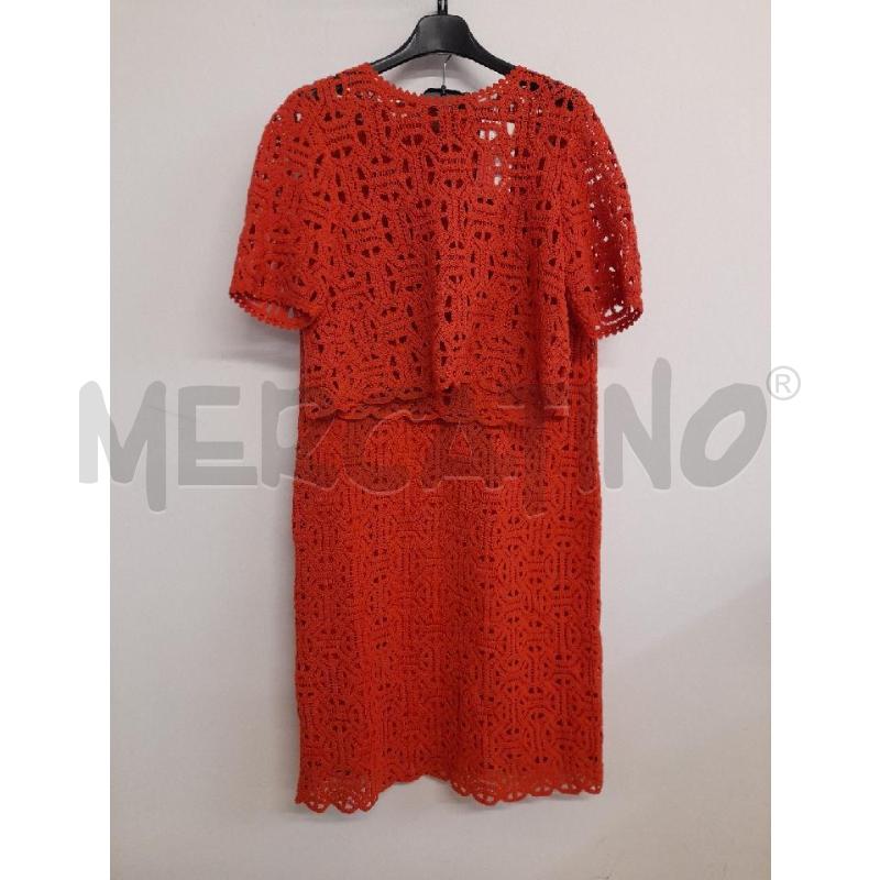 COMPLETO DONNA MAX&CO (M) ARANCIONE RICAMO TRAFORATO  | Mercatino dell'Usato Bastia umbra 1