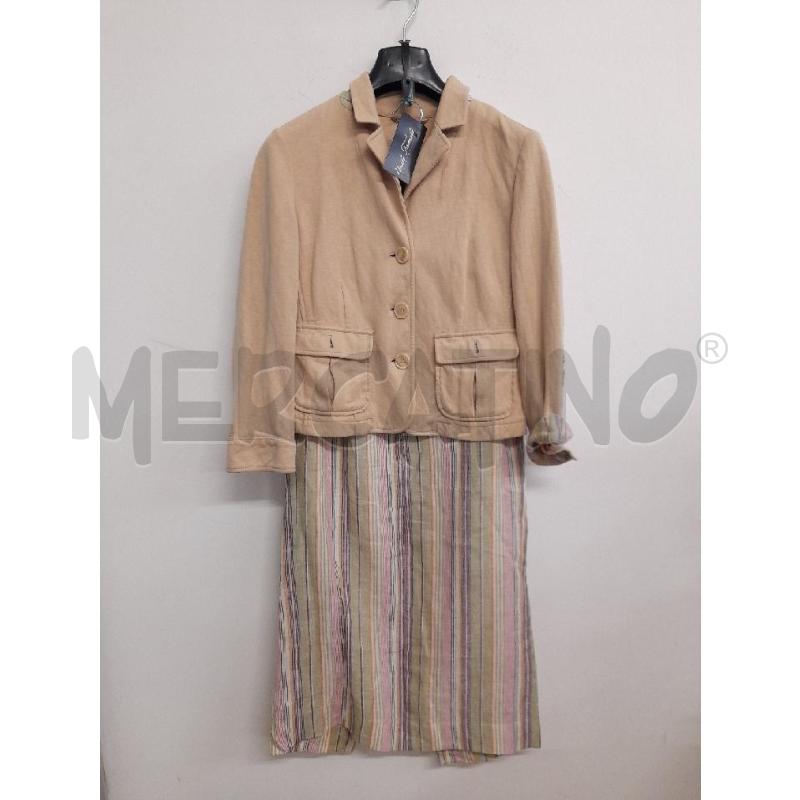 COMPLETO ETRO GIACCA CAMMELLO E PANTALONE RIGHINE | Mercatino dell'Usato Bastia umbra 1