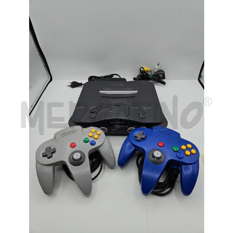CONSOLLE NINTENDO 64+2 JOYPAD  | Mercatino dell'Usato Bastia umbra 1