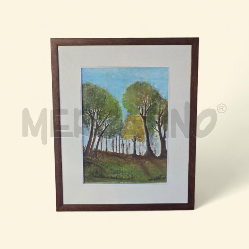 DIPINTO ASTORI OLIO SU TELA  ALBERI 32X24 | Mercatino dell'Usato Bastia umbra 1