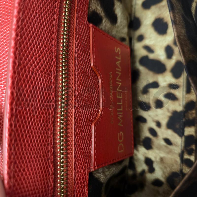 D&G MILLENNIALS ROSSO LOGO PIETRE NERO | Mercatino dell'Usato Bastia umbra 4