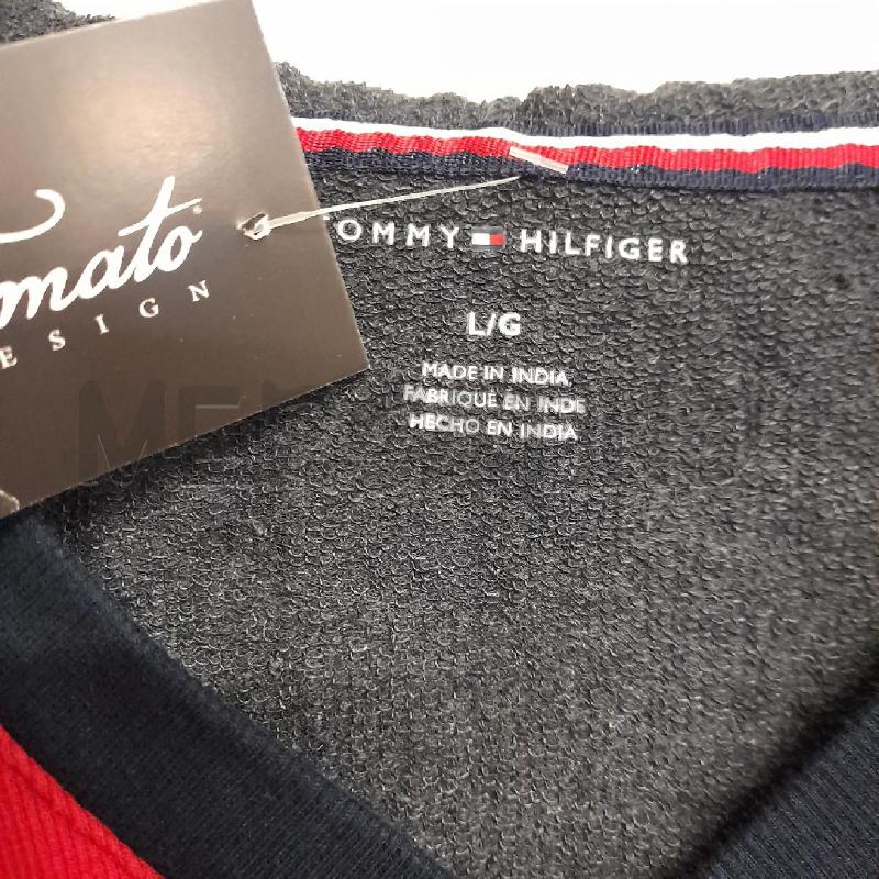FELPA DONNA TOMMY HILFIGER BLU CON CAPPUCCIO  | Mercatino dell'Usato Bastia umbra 2