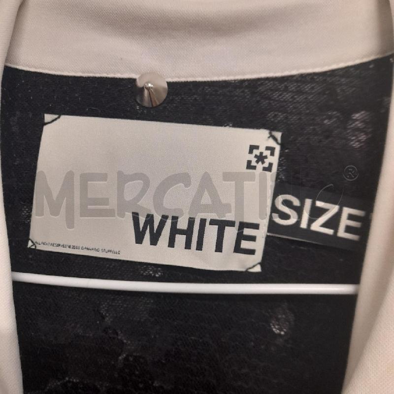 FELPA DONNA WHITE PAILLETTES COLLETTO BIANCO  | Mercatino dell'Usato Bastia umbra 2