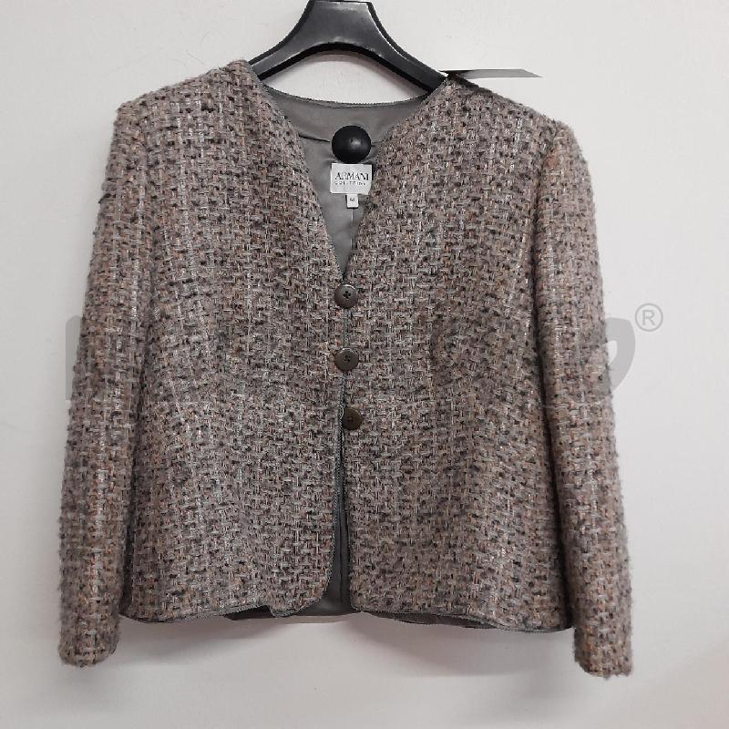 GIACCA DONNA ARMANI COLLEZIONI GRIGIO 3 BOTTONI  | Mercatino dell'Usato Bastia umbra 1
