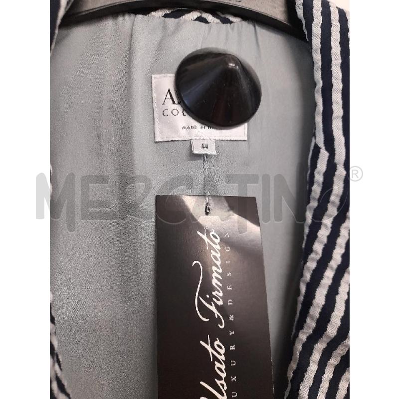 GIACCA DONNA ARMANI COLLEZIONI RIGHE BLU BIANCHE  | Mercatino dell'Usato Bastia umbra 3