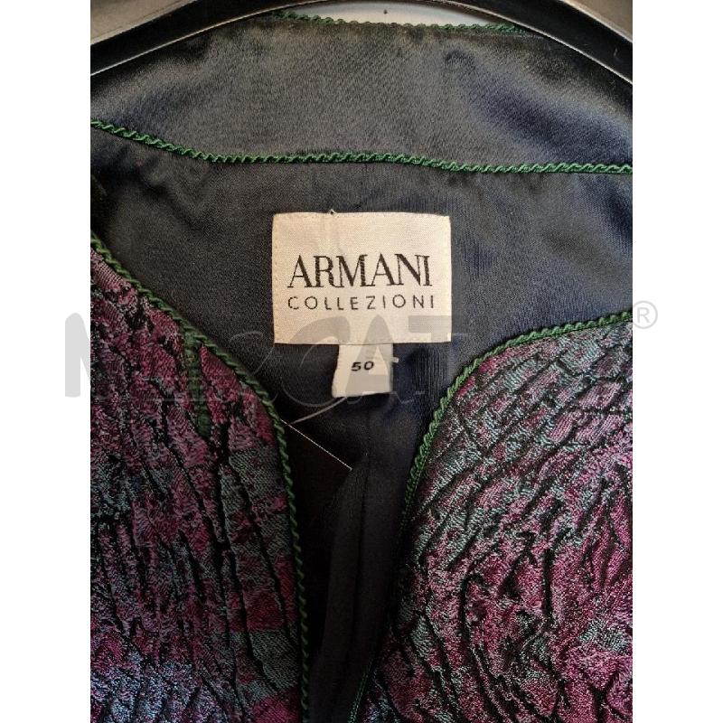 GIACCA DONNA ARMANI COLLEZIONI STAMPA FUCSIA AVIO  | Mercatino dell'Usato Bastia umbra 3