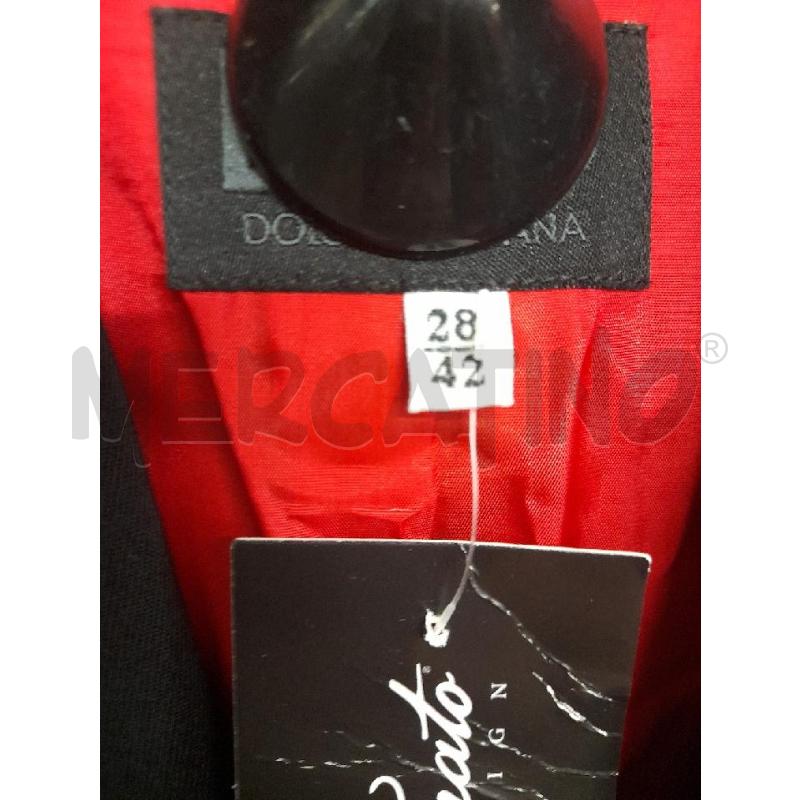 GIACCA DONNA DOLCE&GABBANA NERA INTERNO ROSSO  | Mercatino dell'Usato Bastia umbra 2