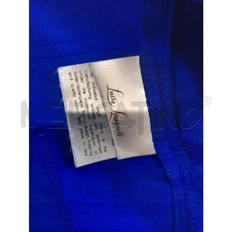 GIACCA DONNA LUISA SPAGNOLI BLU PURA SETA  | Mercatino dell'Usato Bastia umbra 3