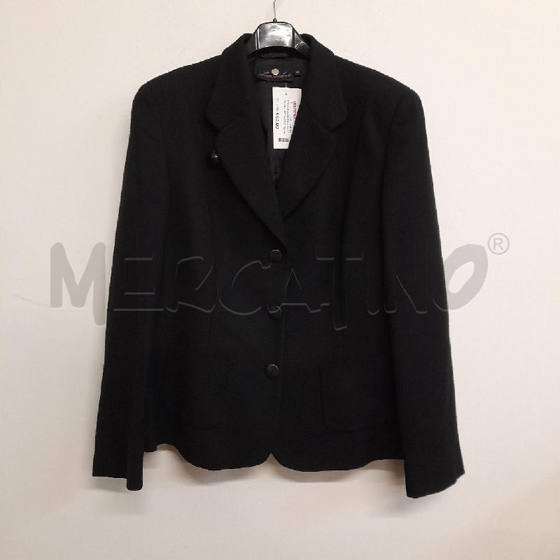 GIACCA DONNA LUISA SPAGNOLI NERA 3 BOTTONI  | Mercatino dell'Usato Bastia umbra 1