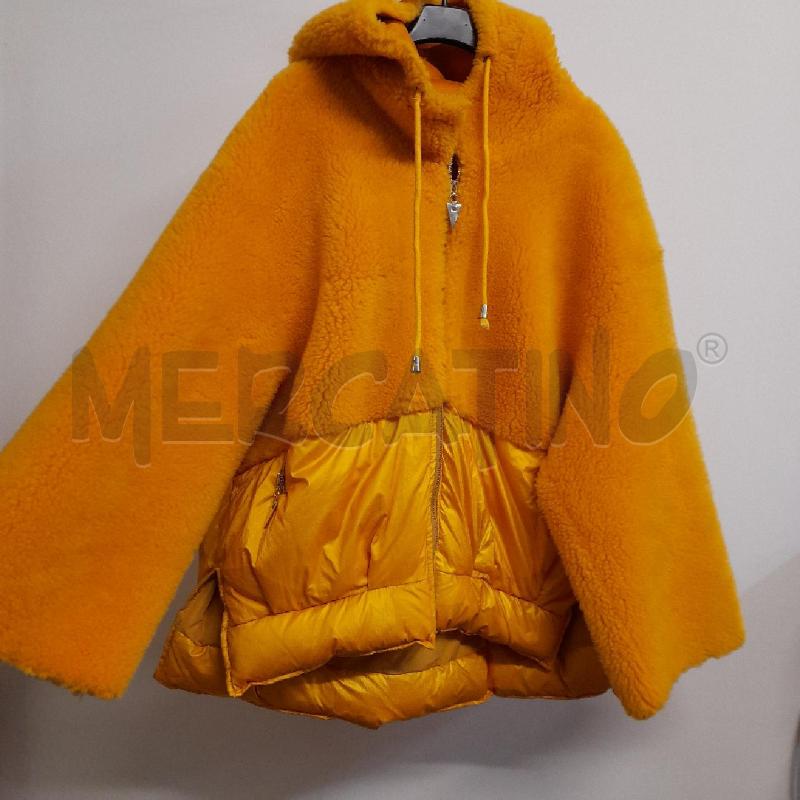 GIACCONE COCCAPANI DONNA GIALLO MANICHE EF PELLICCIA  | Mercatino dell'Usato Bastia umbra 1