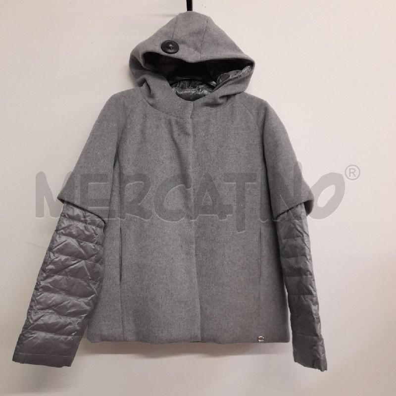 GIACCONE DONNA BYBLOS GRIGIO CON PIUMINO | Mercatino dell'Usato Bastia umbra 1