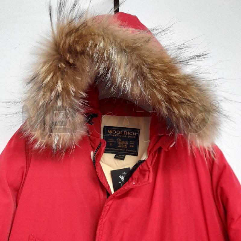 GIACCONE DONNA WOOLRICH ROSSO INT CREMA | Mercatino dell'Usato Bastia umbra 3