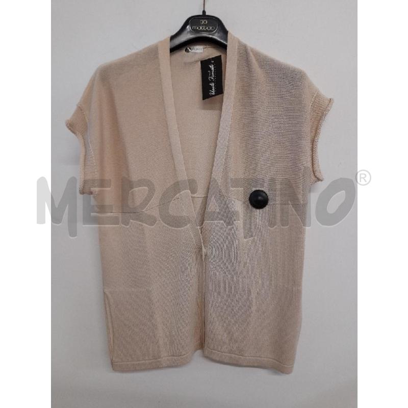 GILET DONNA MAGLIA BEIGE RIVAMONTU | Mercatino dell'Usato Bastia umbra 1