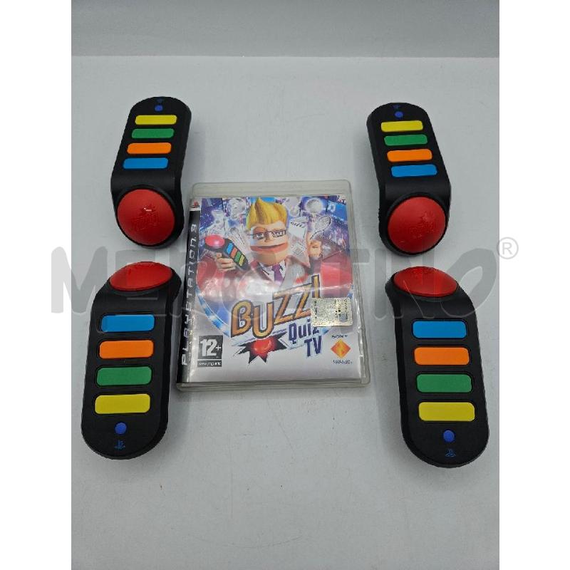 GIOCO PS3 BUZZ + 4 BUZZER | Mercatino dell'Usato Bastia umbra 1