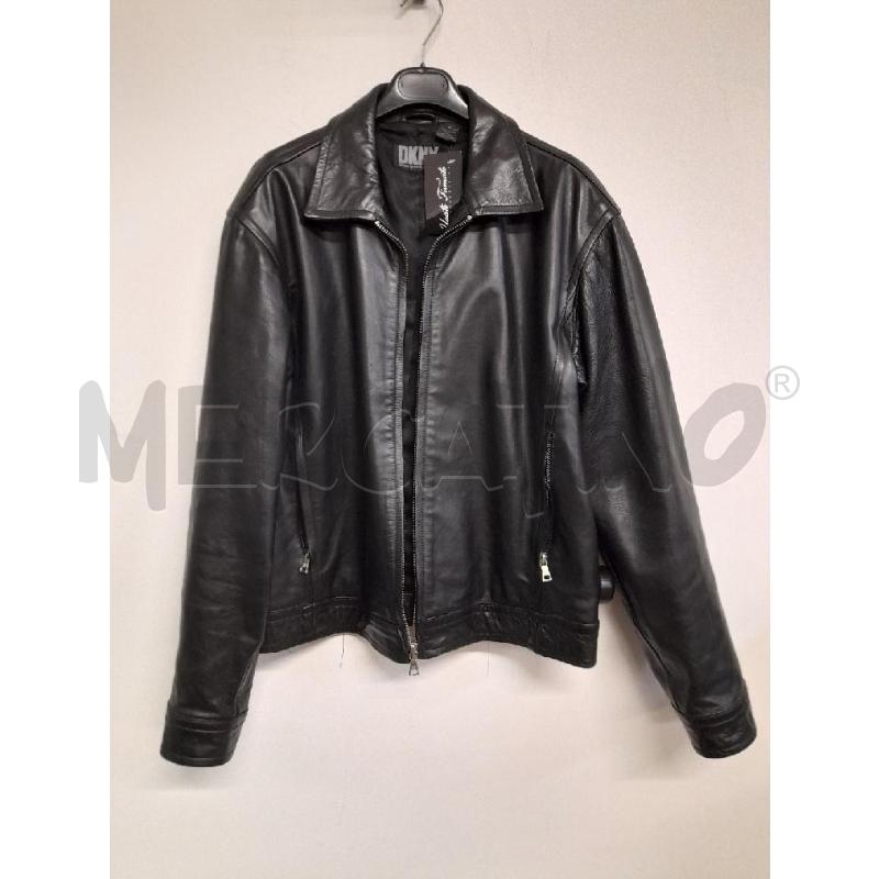 GIUBBINO DONNA DKNY PELLE NERO  | Mercatino dell'Usato Bastia umbra 1