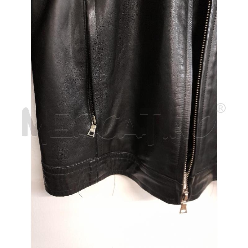 GIUBBINO DONNA DKNY PELLE NERO  | Mercatino dell'Usato Bastia umbra 3