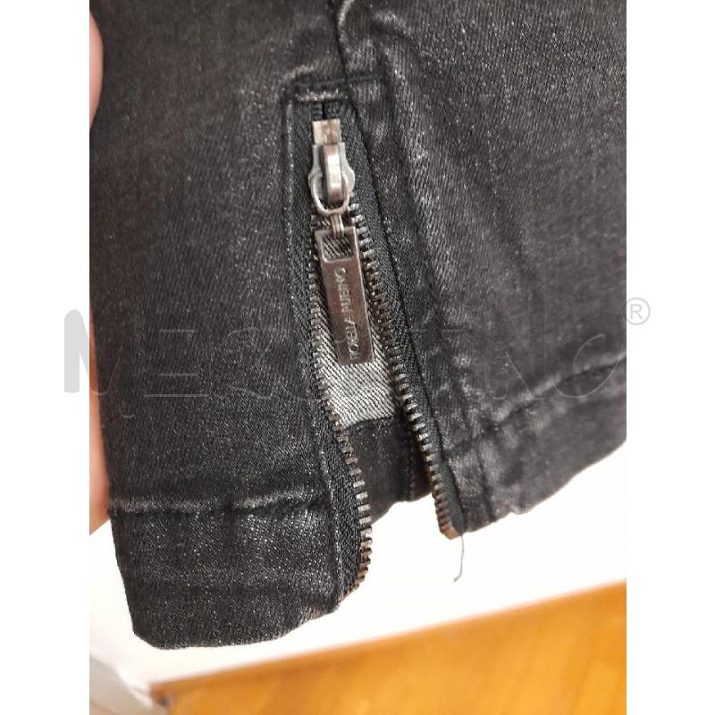 GIUBBINO DONNA FIORELLA RUBINO DENIM NERO  | Mercatino dell'Usato Bastia umbra 2