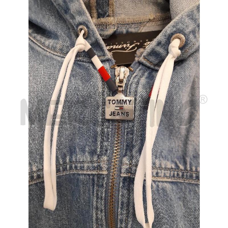 GIUBBINO DONNA TOMMY HILFIGER DENIM CORTO CON CAPPUCCIO  | Mercatino dell'Usato Bastia umbra 2