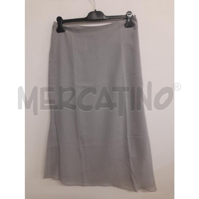 GONNA CARACTERE GRIGIO CHIARO PURA SETA  | Mercatino dell'Usato Bastia umbra 1