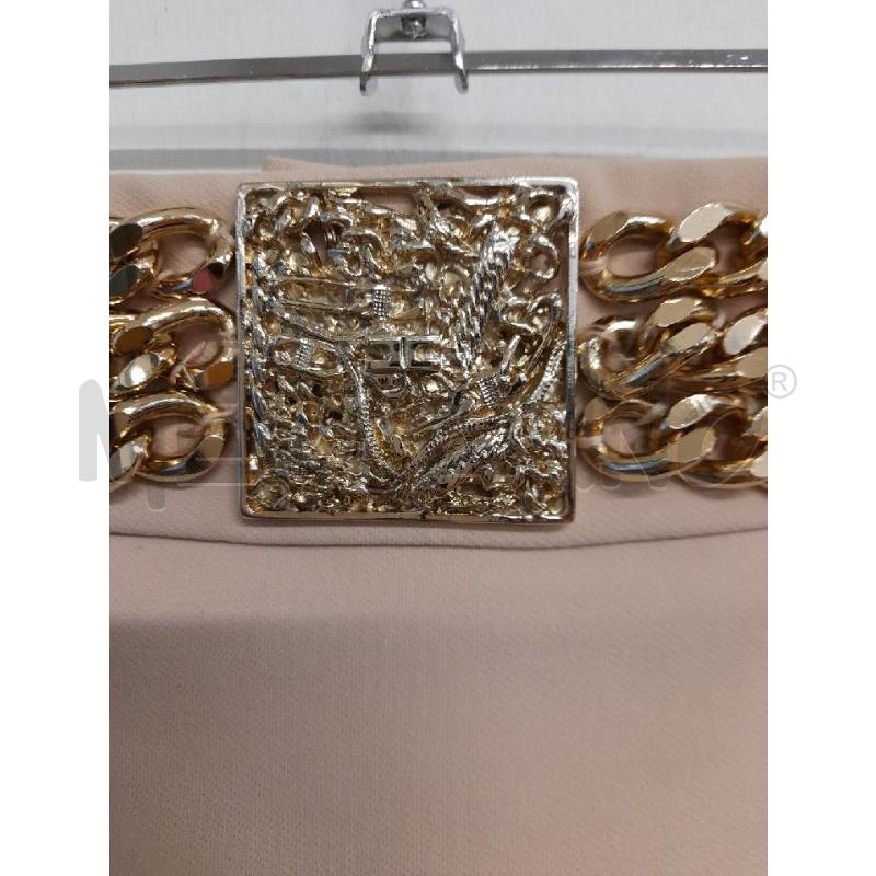 GONNA ELISABETTA FRANCHI BEIGE DET CATENA DORATA  | Mercatino dell'Usato Bastia umbra 2