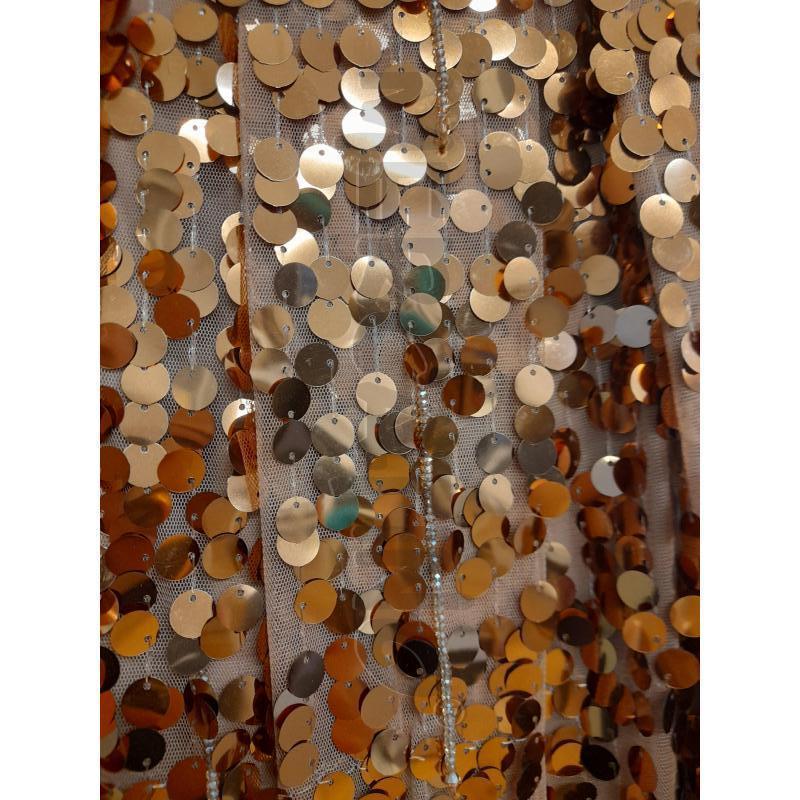 GONNA ITALIA COUTURE PAILLETTES BRONZO | Mercatino dell'Usato Bastia umbra 3