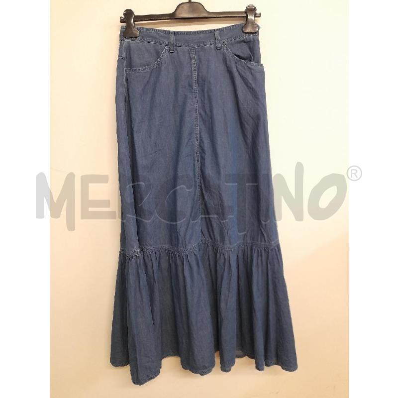 GONNA LUISA SPAGNOLI DENIM BLU LUNGA | Mercatino dell'Usato Bastia umbra 1