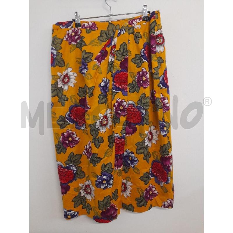 GONNA LUISA SPAGNOLI GIALLA FIORI COLORATI  | Mercatino dell'Usato Bastia umbra 1