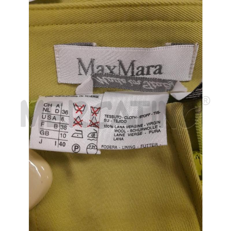 GONNA MAXMARA VERDE MELA  | Mercatino dell'Usato Bastia umbra 3