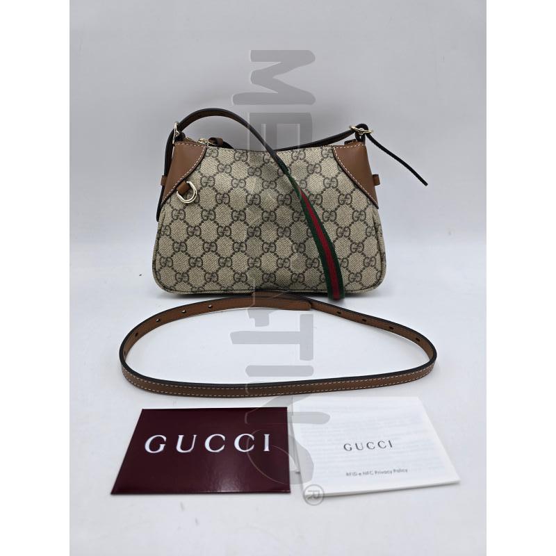 GUCCI EMBLEM CON DOPPIA TRACOLLA WEB E PELLE | Mercatino dell'Usato Bastia umbra 1