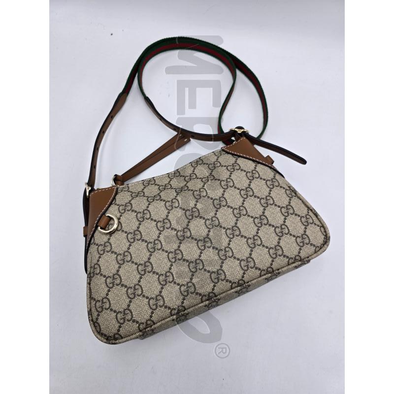 GUCCI EMBLEM CON DOPPIA TRACOLLA WEB E PELLE | Mercatino dell'Usato Bastia umbra 2