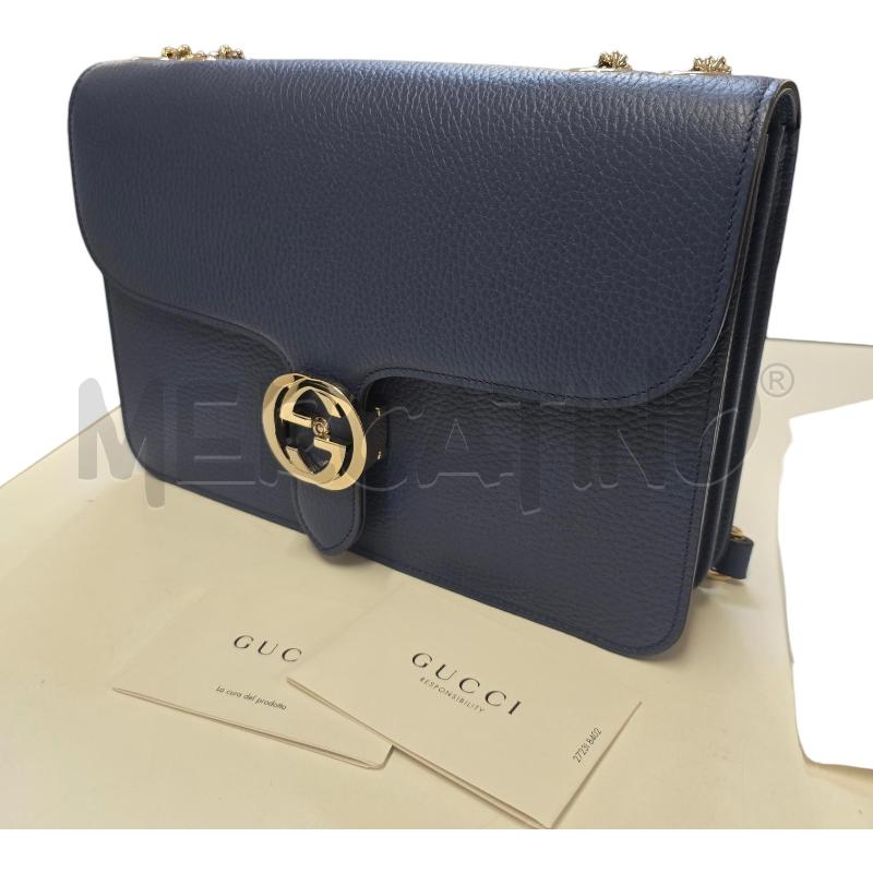 GUCCI INTERLOCKING BLUETTE E PALLADIO  | Mercatino dell'Usato Bastia umbra 2