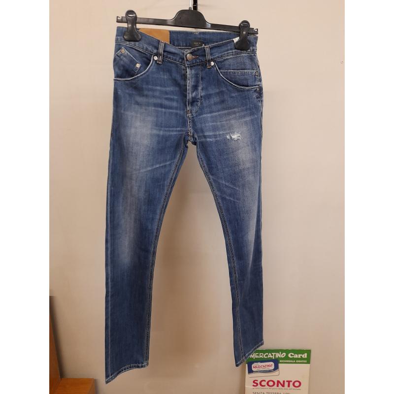 JEANS UOMO DONDUP PICCOLI STRAPPI BIANCHI | Mercatino dell'Usato Bastia  umbra