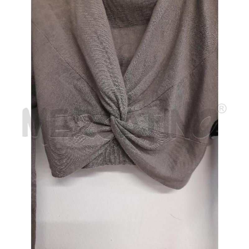 MAGLIA DONNA BRUNELLO CUCINELLI GRIGIO CASHMERE-SETA | Mercatino dell'Usato Bastia umbra 3