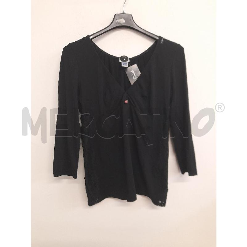 MAGLIA DONNA D&G NERA DET FIORE ROSA | Mercatino dell'Usato Bastia umbra 1